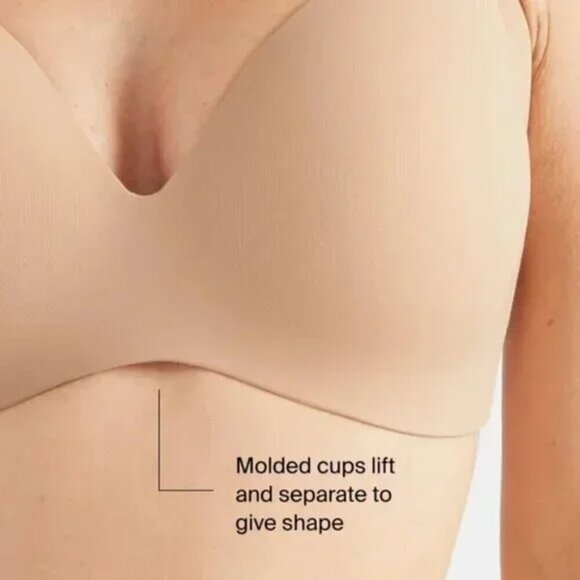 Knix WingWoman Bra- Size 6++ Wireless Comfort Plunge Bra - Picture 10 of 13